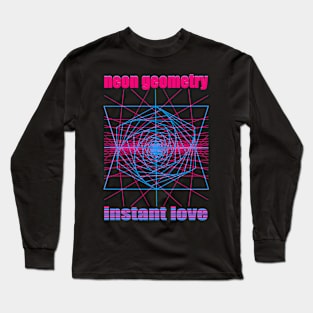 neon geometry Long Sleeve T-Shirt